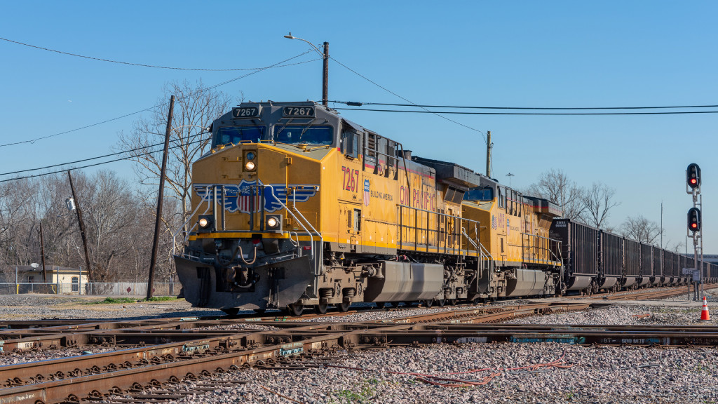 Empty EGSX Coal Train at Tower 26